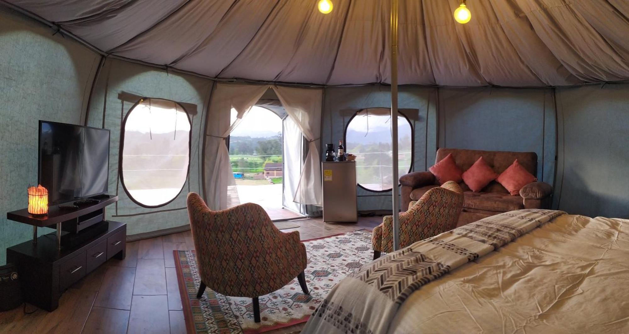 Cabanas & Glamping De Ruana Por Boyaca Paipa Dış mekan fotoğraf